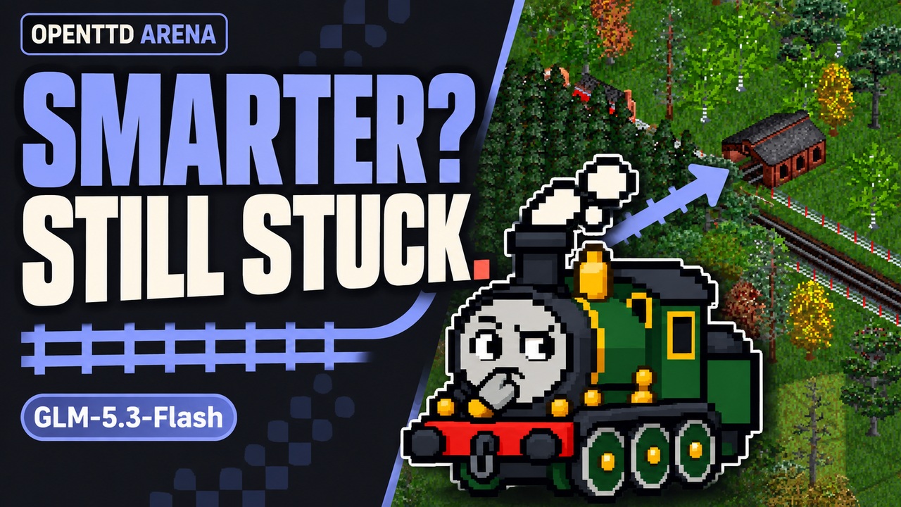 Published episode cover: The AI Used Our Advice. So Why Did It Still Fail? | OpenTTD Arena